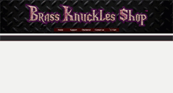 Desktop Screenshot of brass-knuckles-shop.com